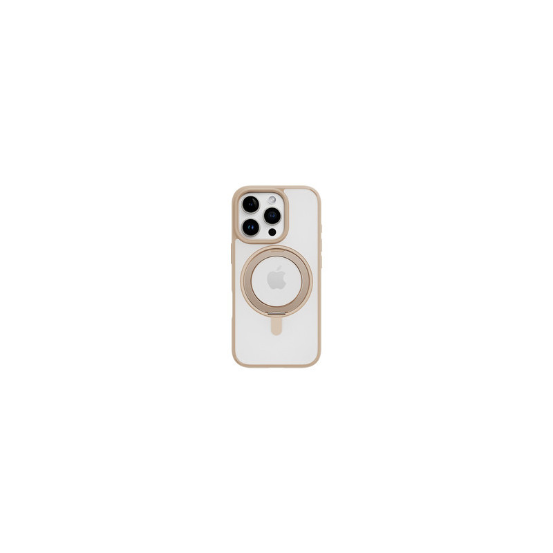 Rock Rotating Stand Soft Touch Series Magnetic for Iphone 16 Pro Max gold