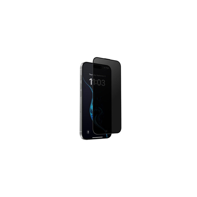 Benks Tempered glass Ultra Shield Privacy (FK66) for Iphone 16 Pro Max black (Thin Edge)