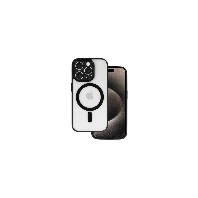 Acrylic Color Magsafe Case for Iphone 16 Pro black