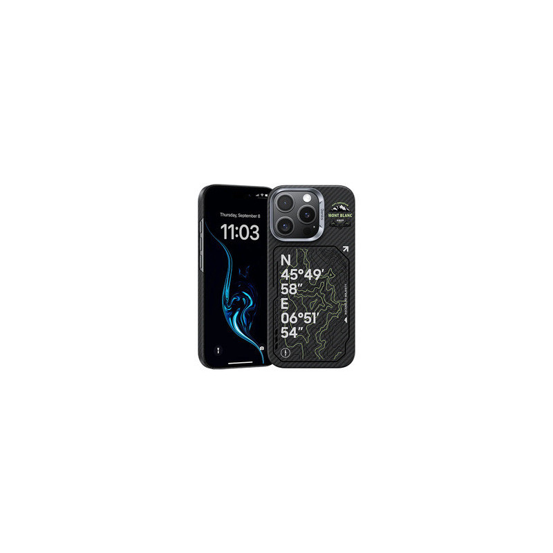 Benks Magnetic Armor Air Kevlar 600D Summit Mont-Blanc (A065) do Iphone 16 Pro