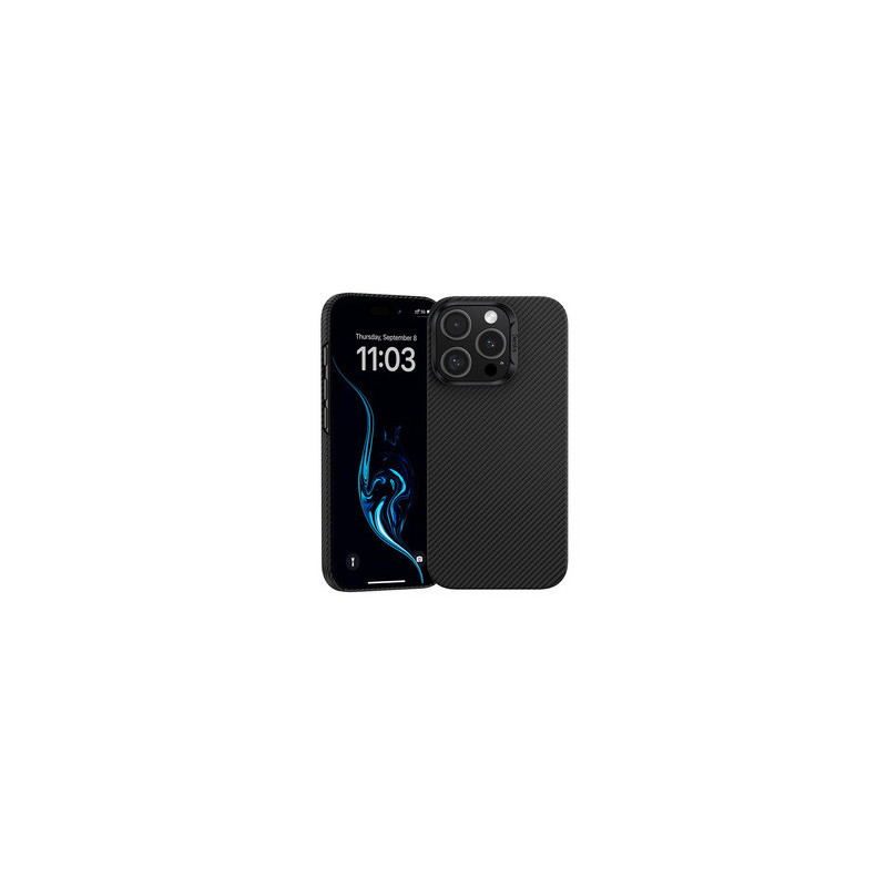 Benks Magnetic Armor Air Kevlar Case PC Frame 600D (E065) for Iphone 16 Pro black