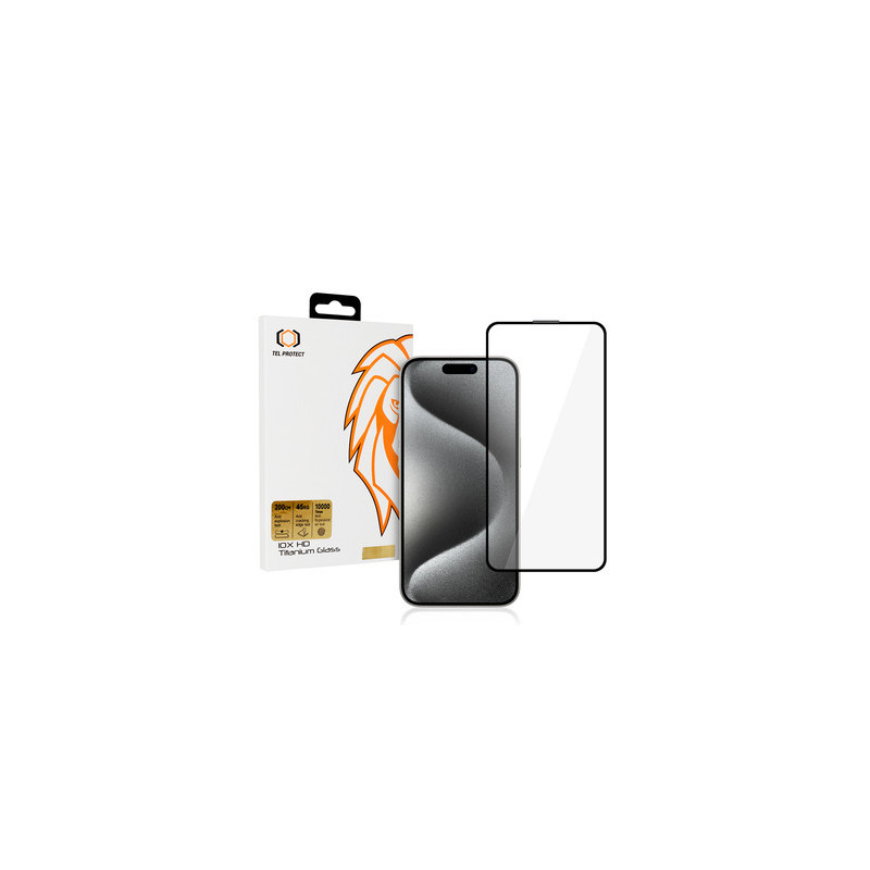 Tempered glass Tel Protect 10X HD Titanium for Iphone 16 Pro/17