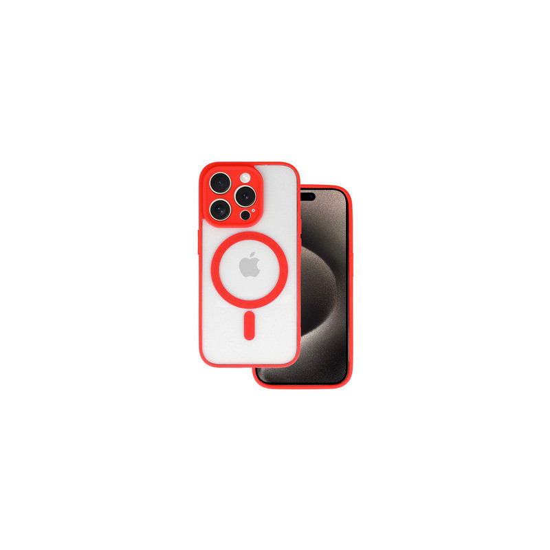 Acrylic Color Magsafe Case for Iphone 16 Plus red