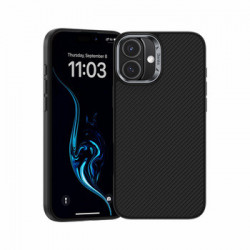 Benks Magnetic Armor Pro Kevlar Case Metal Frame 600D for Iphone 16 Plus black