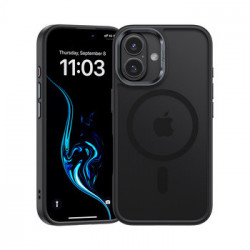 Benks Magnetic Mist Case Metal Frame for Iphone 16 Plus black
