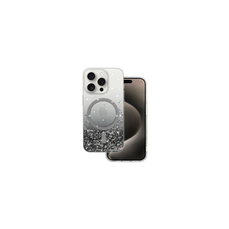 Tel Protect Moonlite Magsafe Case for Iphone 16 Plus black clear