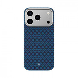 Benks Magnetic Armor Air Armor Grid Kevlar Case Metal Frame 600D (0070) for Iphone 17 Pro Max blue