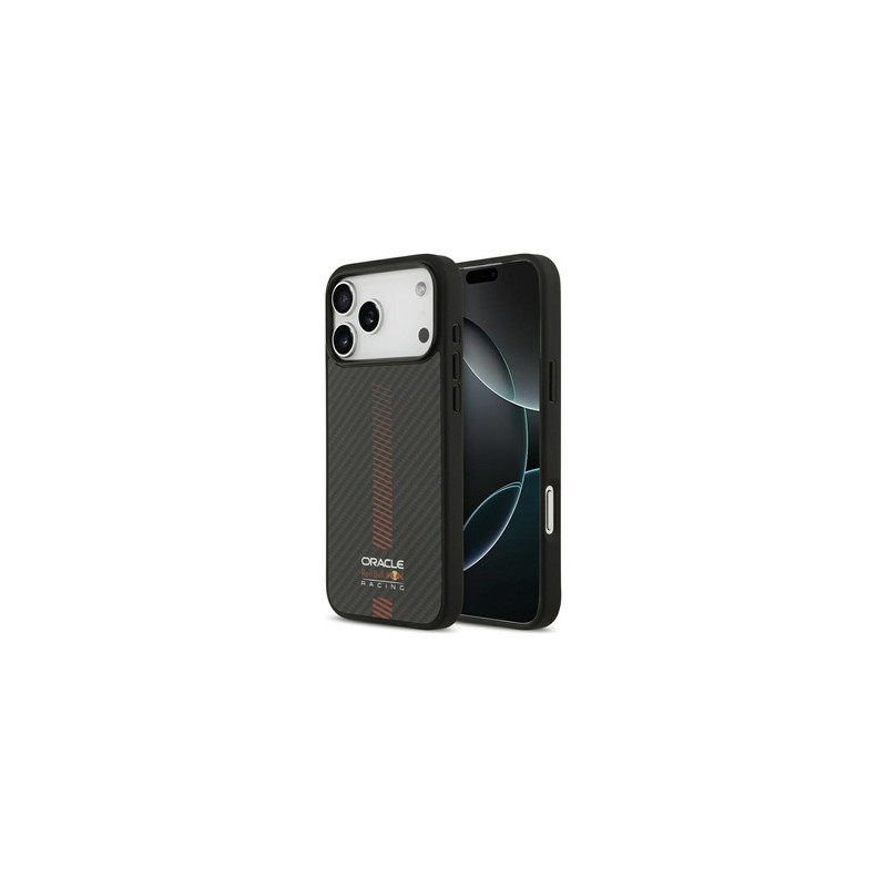 Original Case RED BULL Kevlar Powerbar MagSafe for Iphone 17 Pro Max black