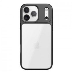 Rock Guard Lens Protection Series Case for Iphone 17 Pro Max transparent-black