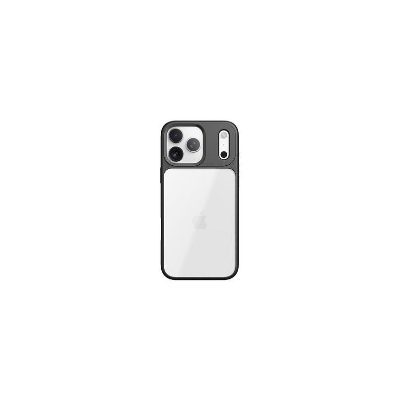 Rock Guard Lens Protection Series Case for Iphone 17 Pro Max transparent-black
