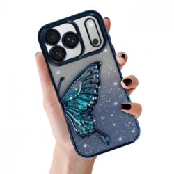 Tel Protect Butterfly Water Case for Iphone 17 Pro Max blue