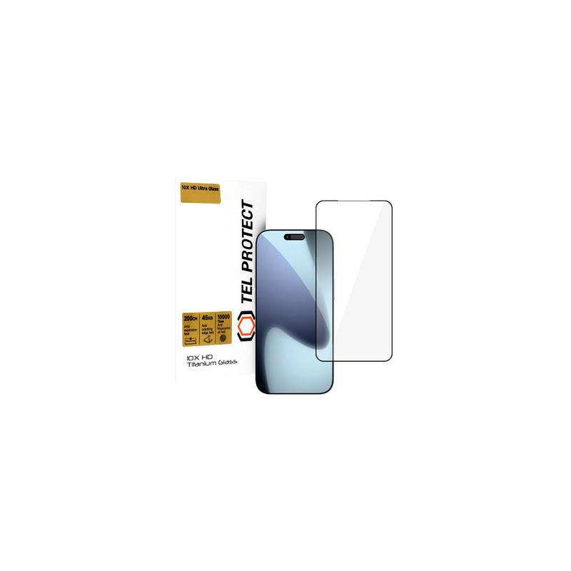 Tempered glass Tel Protect 10X HD Titanium for Iphone 17 Pro Max (envelope)