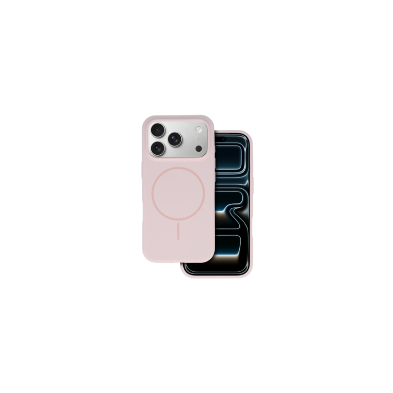 Magsafe Slim Silicone for Iphone 17 Pro Max light pink