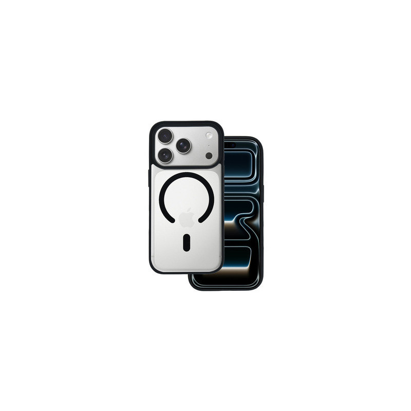 Acrylic Color Magsafe Case for Iphone 17 Pro black