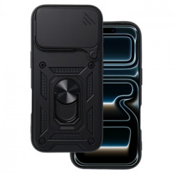 Slide Camera Armor Case for Iphone 17 Pro Black