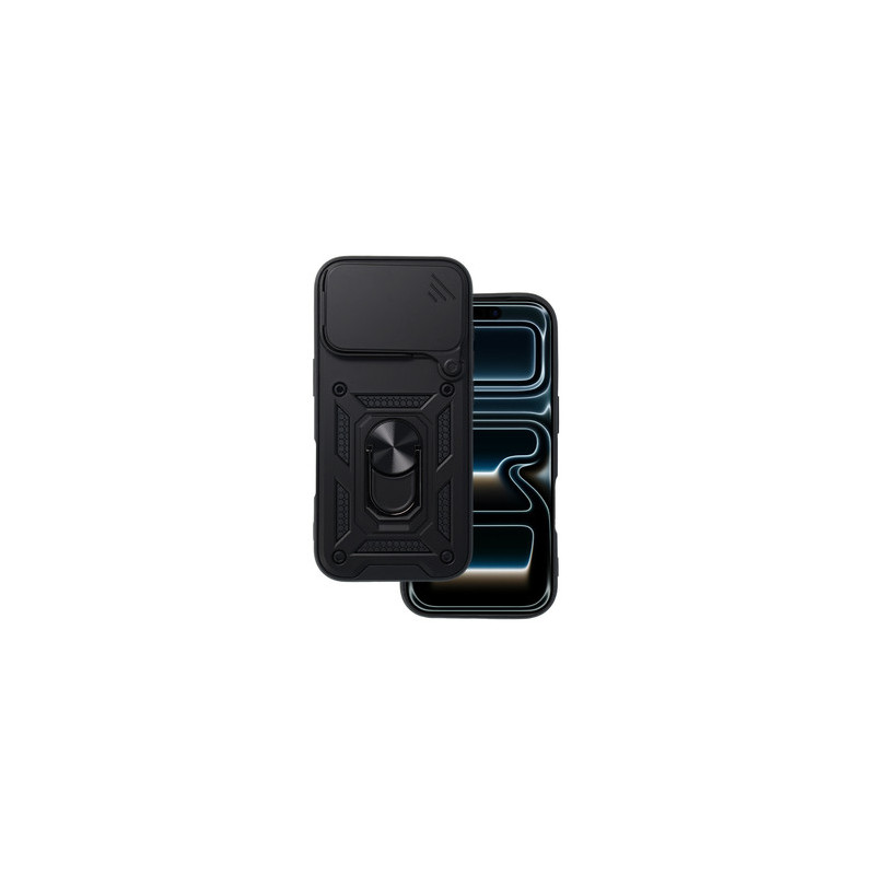 Slide Camera Armor Case for Iphone 17 Pro Black
