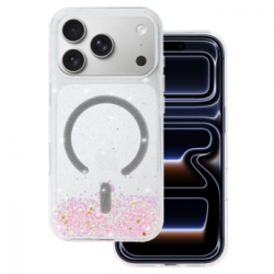 Tel Protect Moonlite Magsafe Case for Iphone 17 Pro pink clear