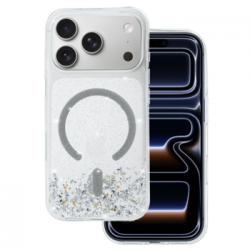 Tel Protect Moonlite Magsafe Case for Iphone 17 Pro silver clear