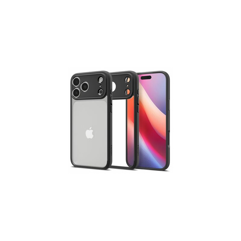 Case SPIGEN Ultra Hybrid  ACS10343 for Iphone 17 Pro - Matte Black