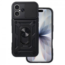 Slide Camera Armor Case for Iphone 17 Black