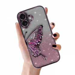 Tel Protect Butterfly Water Case for Iphone 17 pink