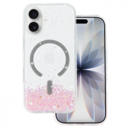 Tel Protect Moonlite Magsafe Case for Iphone 17 pink clear