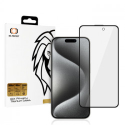 Tempered glass Tel Protect 10X Privacy Titanium for Iphone 16 Pro/17