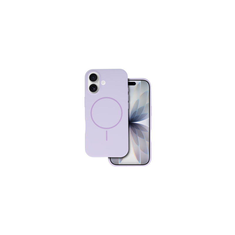 Magsafe Slim Silicone for Iphone 17 purple