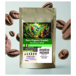 Zrnková káva Peru Organic GRADE 1 Hard Beans MCM 100%...