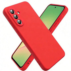 Silikónové puzdro pre Samsung Galaxy A56, červené