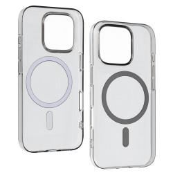 Kryt MagSafe pre Apple iPhone 15 Pro, sivý