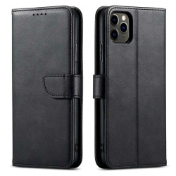 Knižkové puzdro Marva Wallet pre Honor 600 Pro, čierne