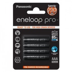 Nabíjateľné batérie Panasonic Eneloop Pro R03 / AAA 933MAH - 4ks blister