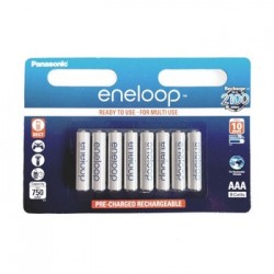 Nabíjateľné batérie Panasonic Eneloop R03 / AAA 750MAH - 8ks blister