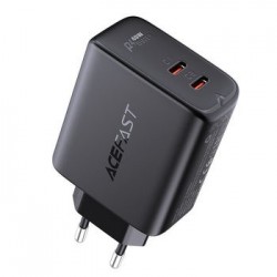 ACEFAST WALL CHARGER A9 - 2XTYPE C - QC 3.0 PD 40W BLACK