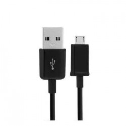 Kábel HQ - SAM ECB-DU5ABE / ABC - USB na Micro USB - 1 meter čierny (objem)