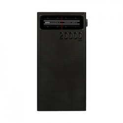 Remax Power Bank - Radio- 20000MAH RPP-102 4xusb čierna