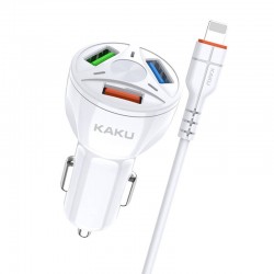KAKU Quick Charge 3.0 autonabíjačka, 3 x usb port s...