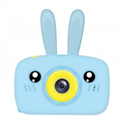 detský digitálny fotoaparát s kamerou 1080p modrý