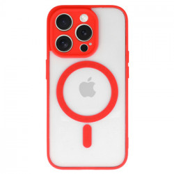 ACRYLIC COLOR MAGSAFE CASE FOR IPHONE 13 PRO MAX RED