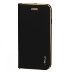 Puzdro Vennus Book Case s rámom pre Samsung Galaxy S21 FE čierne