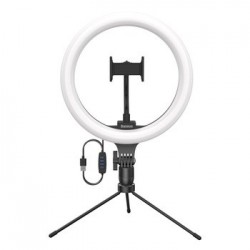 Lampa Baseus Ring 10 palcov + mini statív (CRZB10-A01) čierna