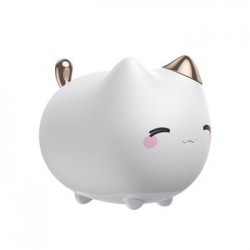 Baseus Nočná lampa zo série Cute kitty silikón (DGAM-A02) biela