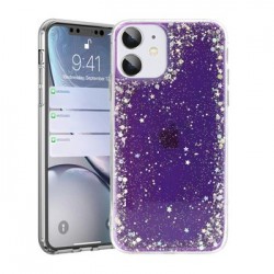 Brilantné priehľadné puzdro pre Samsung Galaxy A42 5G Purple