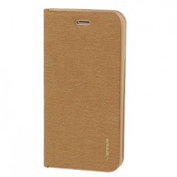 Puzdro Vennus Book Case s rámom pre Samsung Galaxy A42 5G zlaté