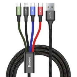 Kábel Baseus Rapid 4v1 - USB na 2xMicro USB