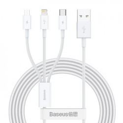 Kábel Baseus Superior 3 v 1 – USB na typ C